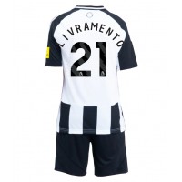 Fotbalové Dres Newcastle United Tino Livramento #21 Dětské Domácí 2024-25 Krátký Rukáv (+ trenýrky)